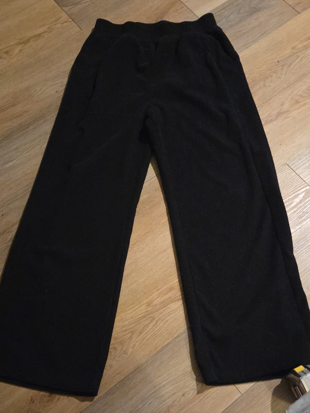 HALARA Black Wide Leg Lounge Pants Large Tall